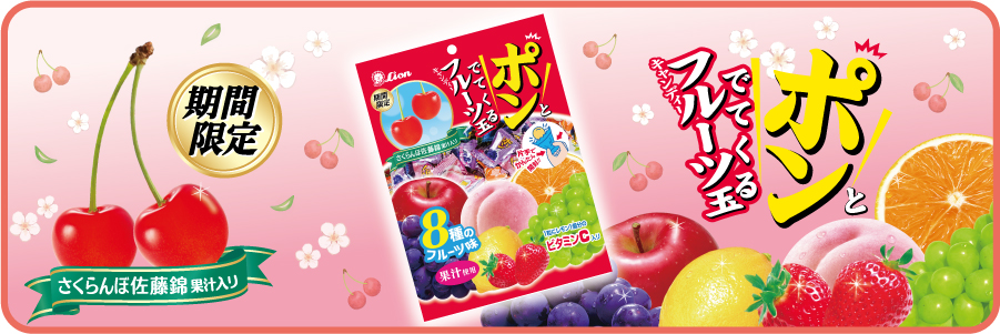 ライオン菓子 「健康と天然のおいしさ」をテーマにフルーツのど飴・コーヒーキャンディーの販売